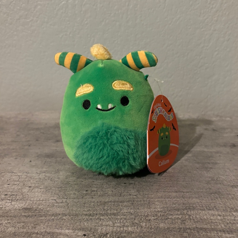Squishmallows Callum Monster Green 4.5” Plush